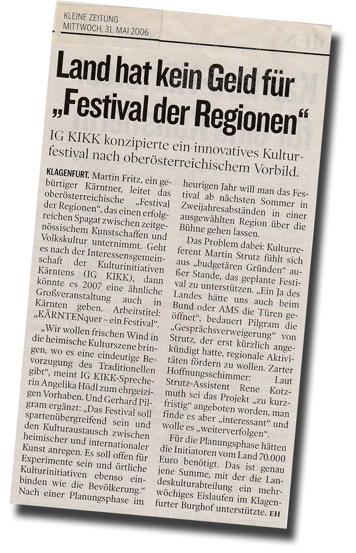 Kleine Zeitung Festival der Regionen 2006