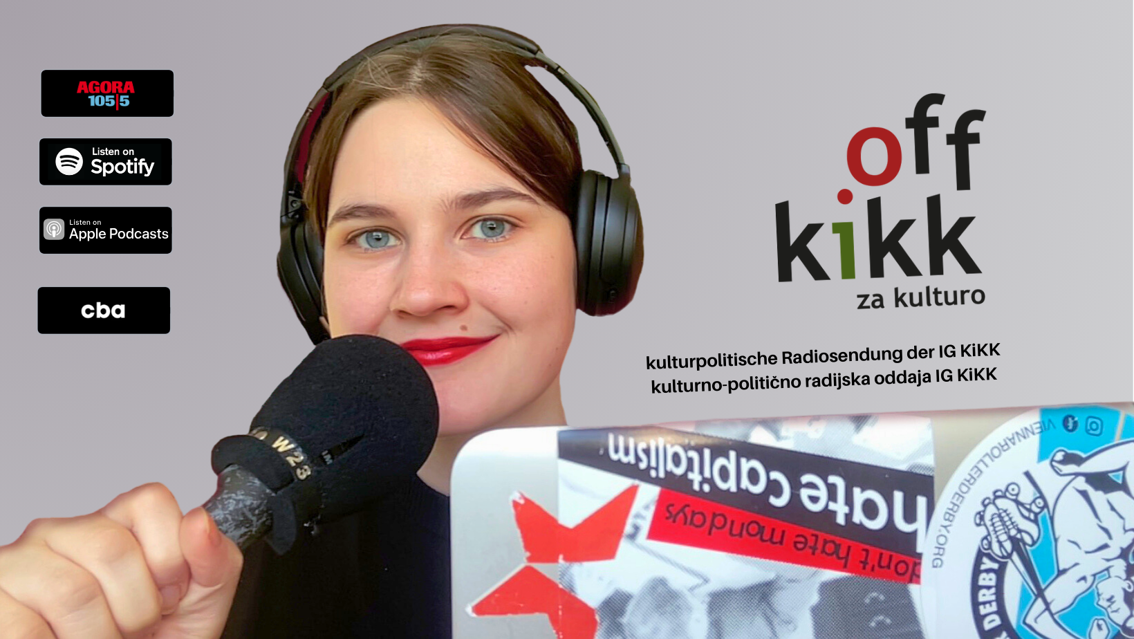 Die kulturpolitische Radiosendung der IG KiKK mit Ana Grilc | Kulturno politischno radijska oddaja