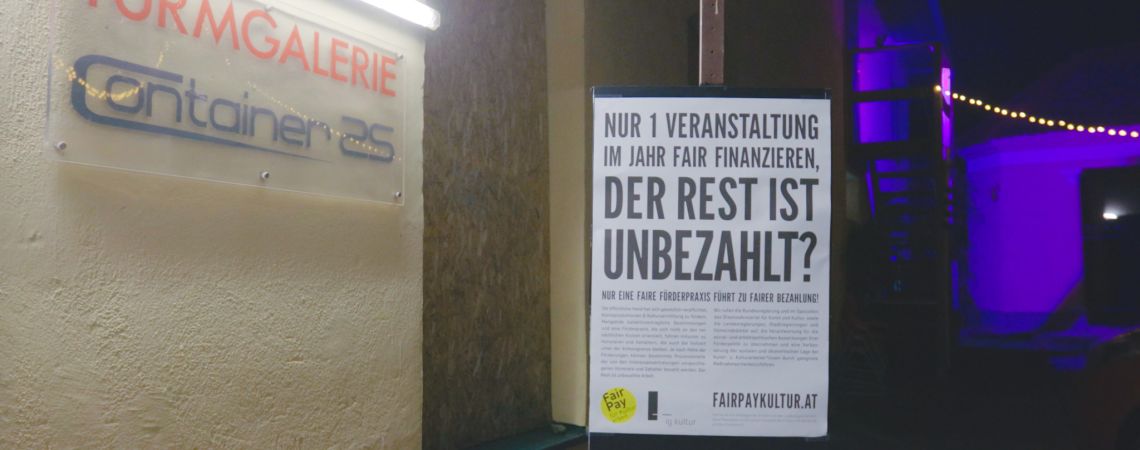 Plakatpräsentation Fair Pay Day
